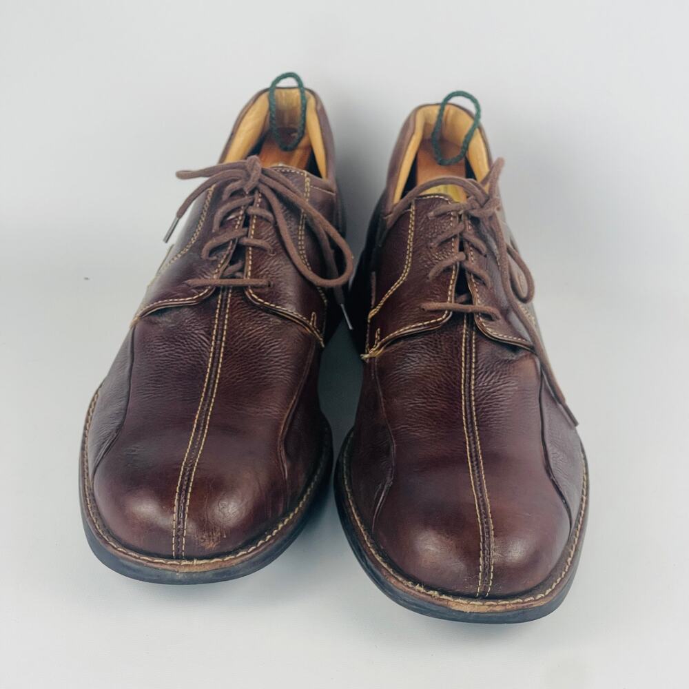 Johnston & Murphy Shuler Bicycle Oxfords Brown Men’s 10 1/2 Shoes; Brazil